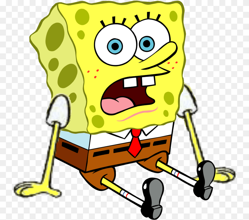 762x742 Spongebob Squarepants, Cleaning, Person Sticker PNG