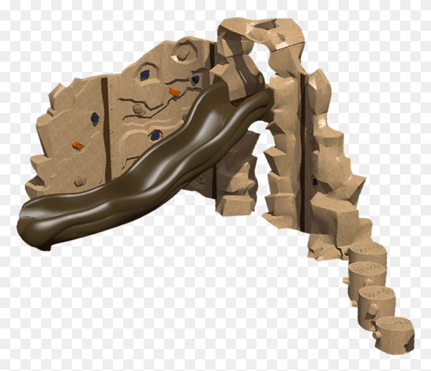 974x828 Sponsor The Rockblocks With Zigzag Slide Playground Slide, Bronze, Figurine HD PNG Download