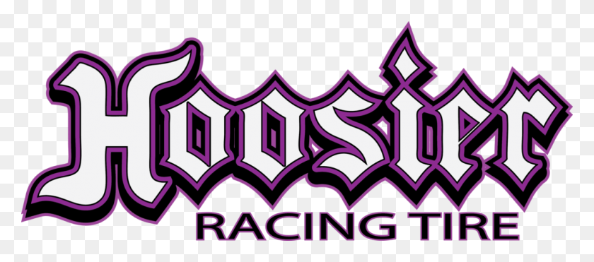 1000x399 Sponsored By Hoosier Racing Tire Logo, Label, Text, Purple HD PNG Download