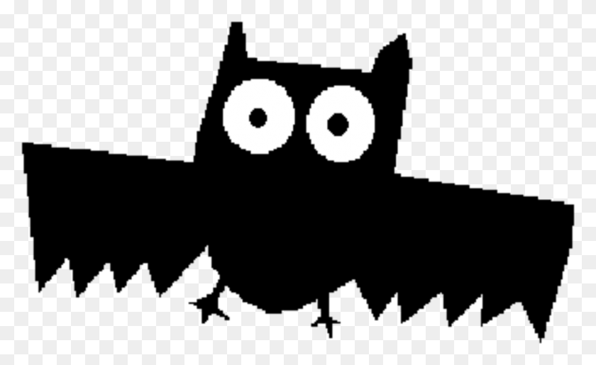 1285x750 Spooky Bat Owl Halloween Bats Drawing Spooky Bat, Text, Footprint, Symbol HD PNG Download