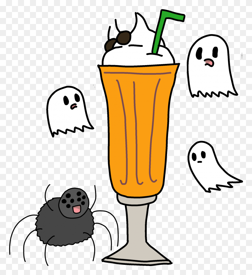 1971x2168 Spooky Clipart Drink, Beverage, Juice, Glass HD PNG Download