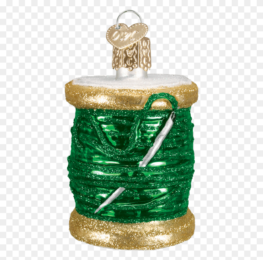 431x770 Spool Of Thread Glass Ornament Ornament, Birthday Cake, Dessert, Food HD PNG Download