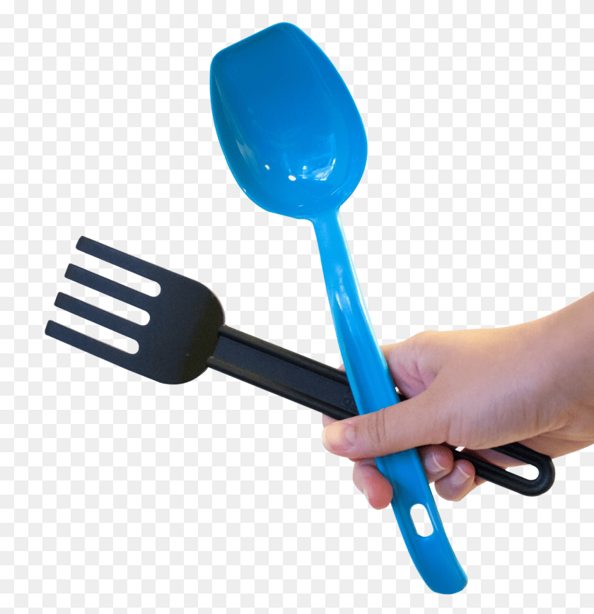1350x1397 Spoon And Fork In Hand Fork, Cutlery, Kitchen Utensil, Spatula, Smoke Pipe Transparent PNG