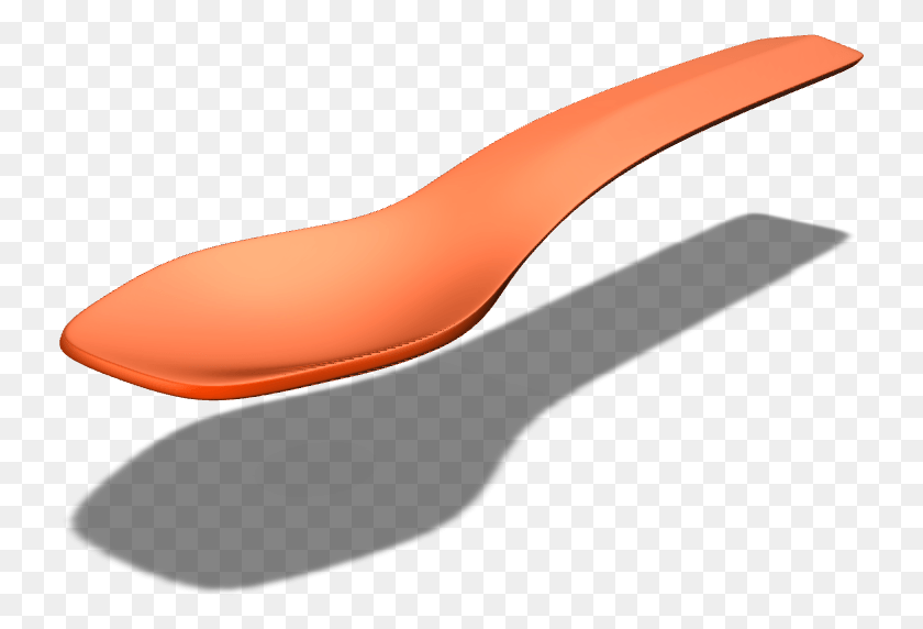 733x512 Spoon Ready For 3d Printing Spatula, Cutlery, Food, Neck HD PNG Download
