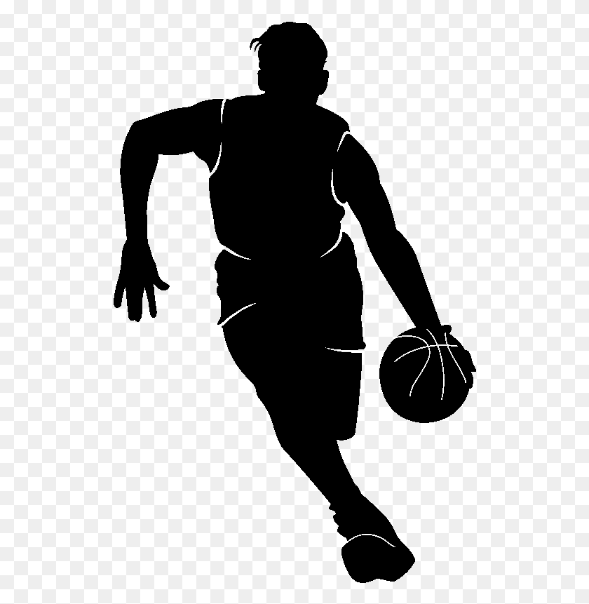 518x801 Sport Basketball Player Athlete Sticker Basketball Player Clipart, Gray, World Of Warcraft HD PNG Download