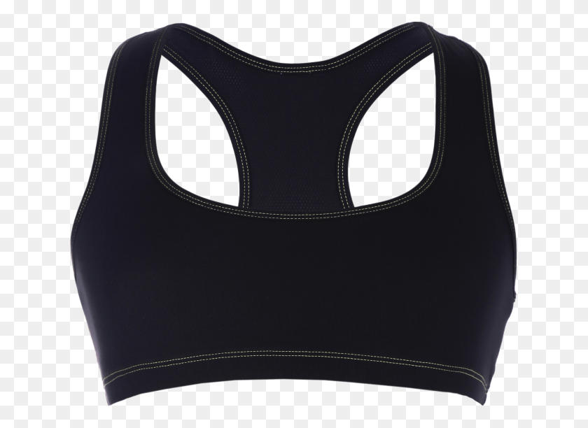 641x552 Sports Bra Black 196amlb9 Gym Bra In Black, Clothing, Apparel, Underwear HD PNG Download