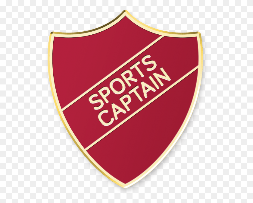 542x613 Sports Captain Shield Made By Cooper School Captain, Armor, Logo, Symbol HD PNG Download