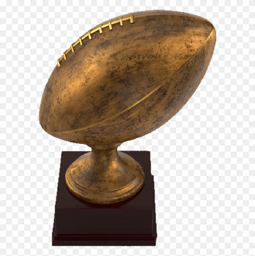 587x784 Sports Football Trophy Footballtrophy Antique, Lamp, Bronze, Outer Space HD PNG Download