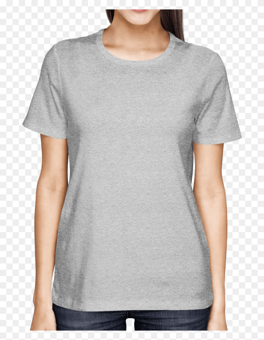 699x1024 Sports Gray Blank Womens Funny Design T Shirts, Clothing, Apparel, Sleeve HD PNG Download