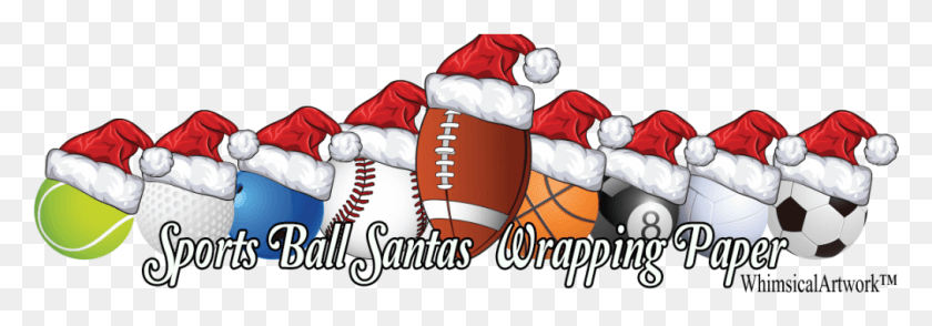 1012x304 Sports Lovers Christmas A Variety Of Sports Balls Decked Sports Christmas, Christmas Stocking, Stocking, Gift HD PNG Download