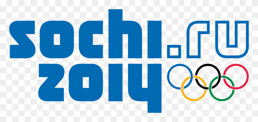 2400x1041 Sports Olympic Games Sochi Logo, Text, Word, Number HD PNG Download