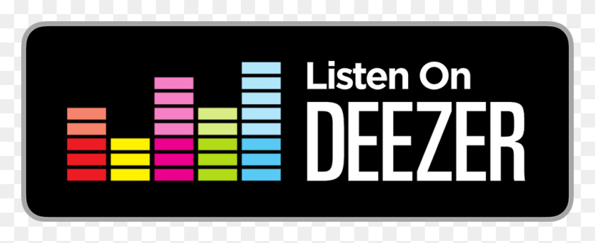 1000x363 Spotify Itunes Google Play Amazon Deezer Listen On Deezer Logo, Text, Number, Symbol HD PNG Download