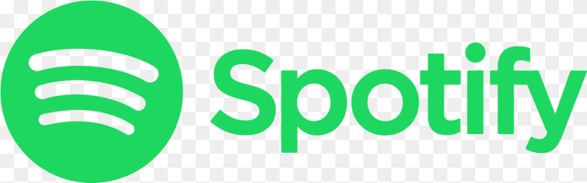 1223x382 Spotify Logo, Green PNG