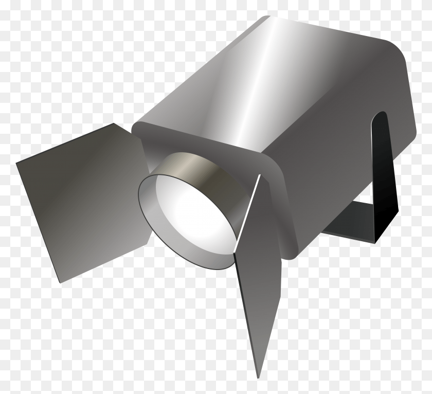 7899x7156 Spotlight Clip Art, Lamp, Aluminium, Cylinder HD PNG Download