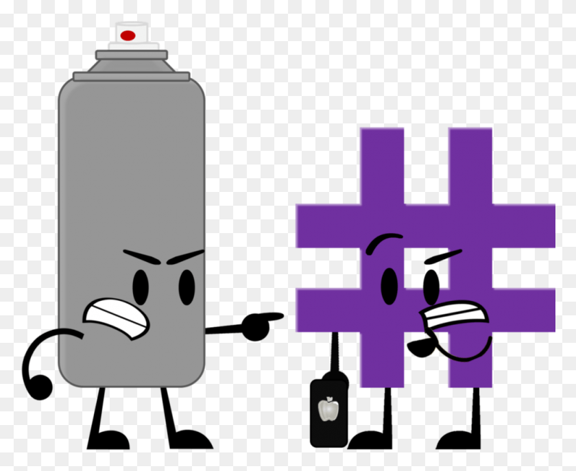 984x791 Spray Paint And Hashtag By Objecthello8 Cartoon, Label, Text, Cross HD PNG Download