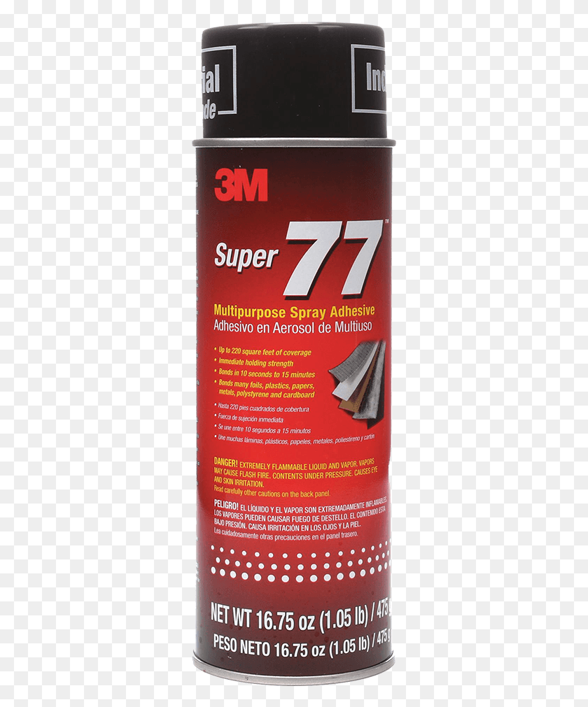 293x951 Spray Super 77, Tin, Can, Aluminium HD PNG Download