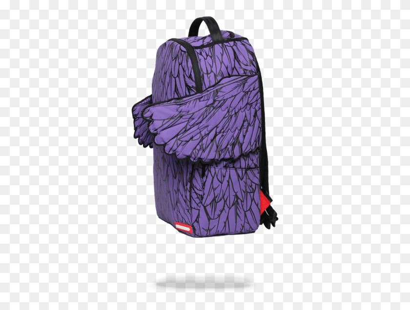307x576 Sprayground 3m Purple Wings Adult Laptop Urban Backpack Sprayground Bags With Wings, Clothing, Apparel, Lamp HD PNG Download