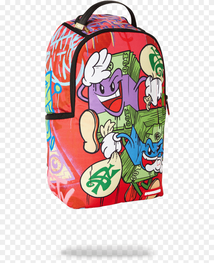 492x1031 Sprayground Money Stacks On The Run, Bag, Accessories, Handbag, Backpack PNG