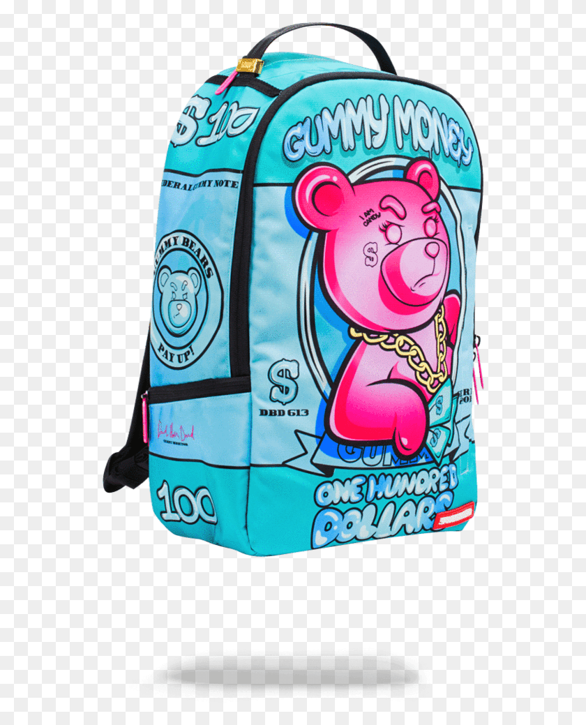 549x979 Sprayground Pink Gummy Money Backpack Pink Gummy Money Backpack, Одежда, Одежда, На Открытом Воздухе Hd Png Скачать