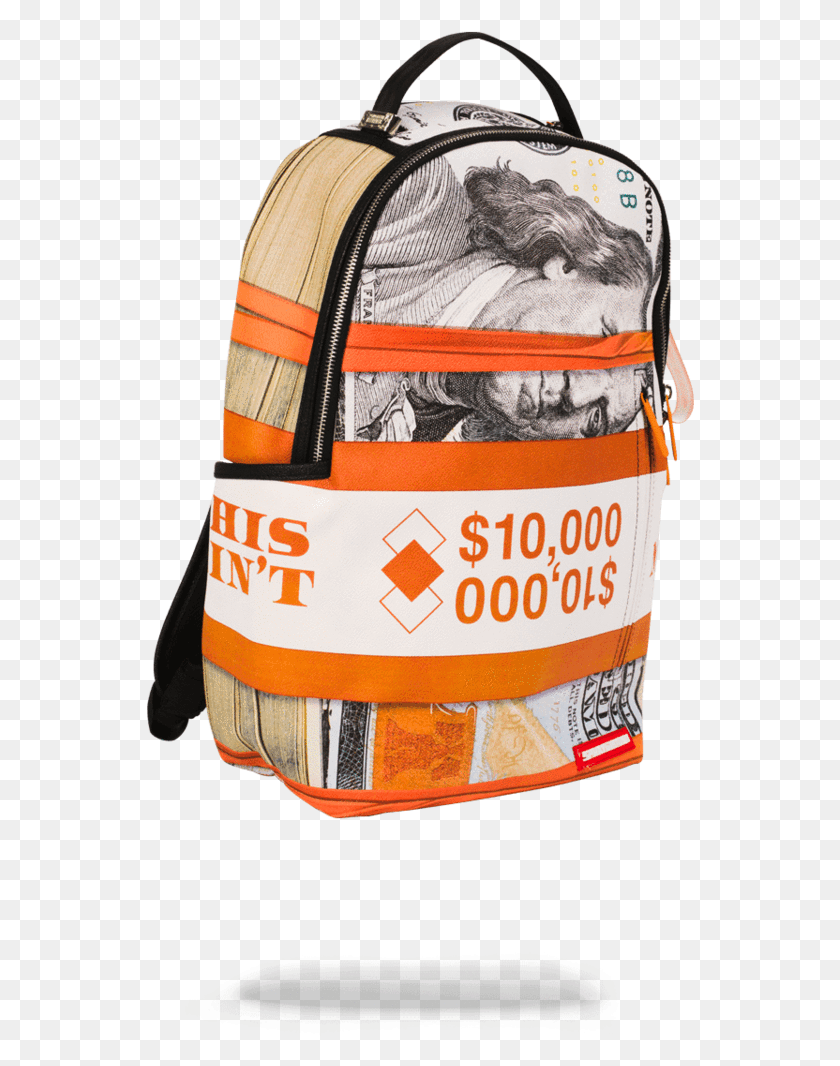549x1006 Sprayground Purple Money Bands, Bag, Backpack, Text HD PNG Download