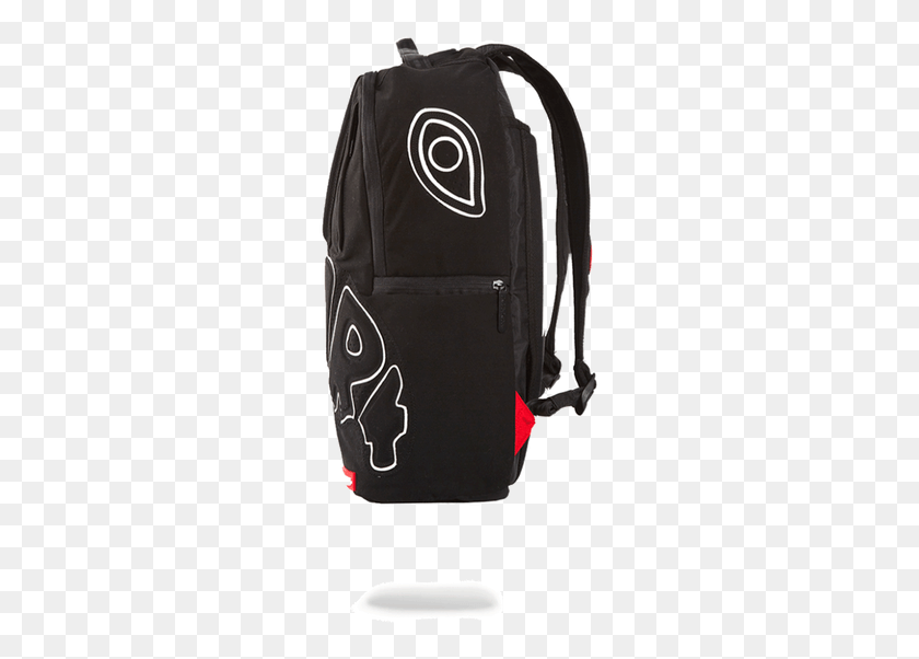 257x542 Sprayground Uptempo Shark Urban Blk Wht Laptop Book Messenger Bag, Backpack, Text, Luggage HD PNG Download