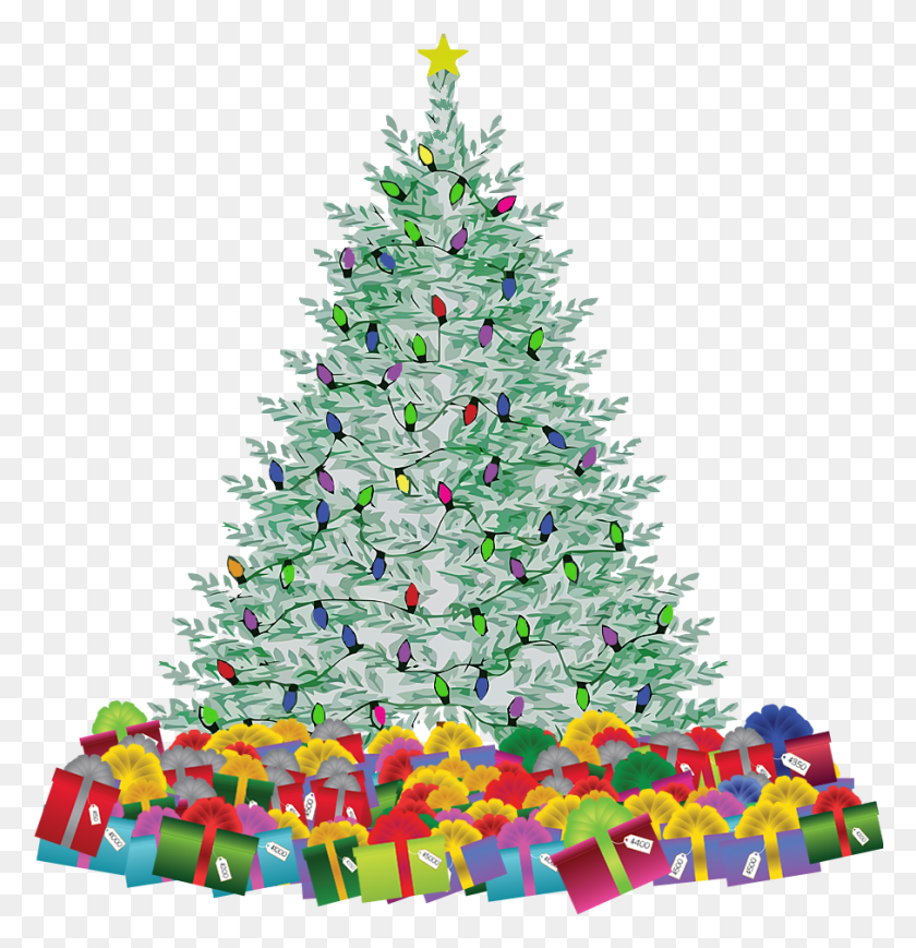 907x941 Spread Some Holiday Cheer And Include A Message To Christmas Tree, Tree, Ornament, Plant HD PNG Download