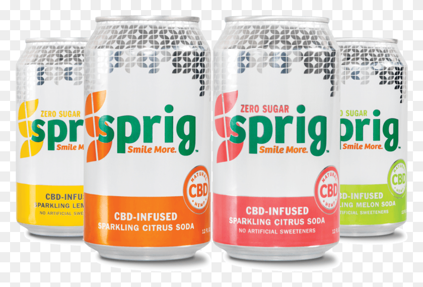 1200x784 Sprig Cbd Soda, Tin, Can, Beverage HD PNG Download