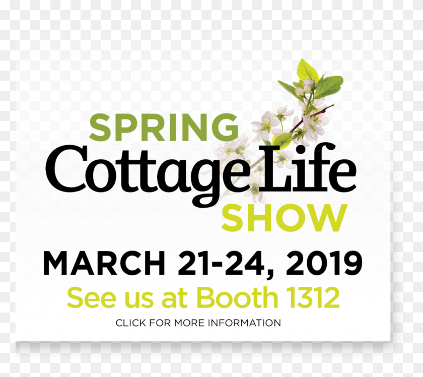 1001x883 Spring Cottage Life 2019 Flush Left Cottage Life, Text, Plant, Poster HD PNG Download