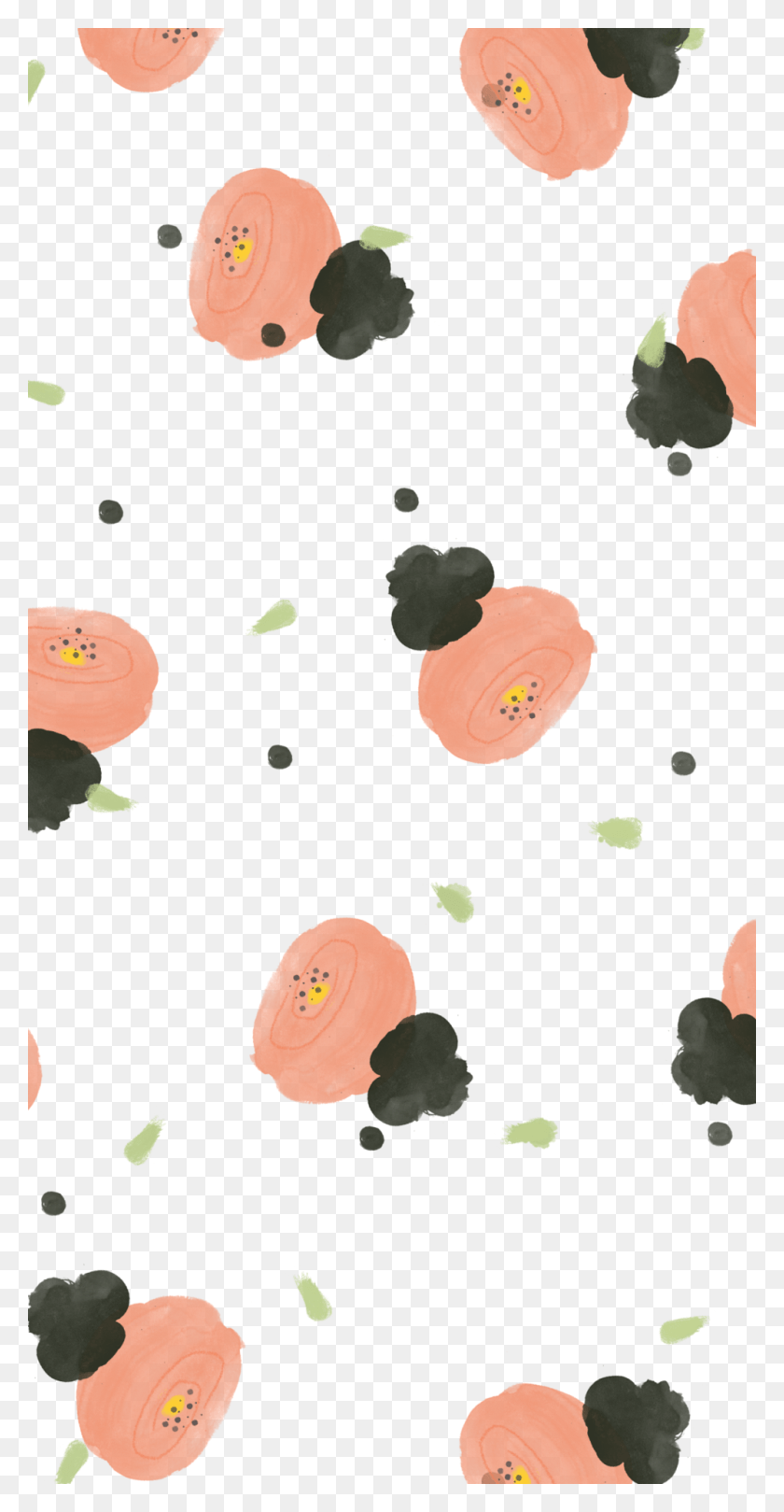 1000x2000 Иллюстрация Весенних Цветов, Растение, Цветок, Цветение Hd Png Скачать