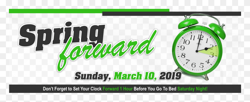 2297x841 Spring Forward Clock, Text, Clock Tower, Tower HD PNG Download