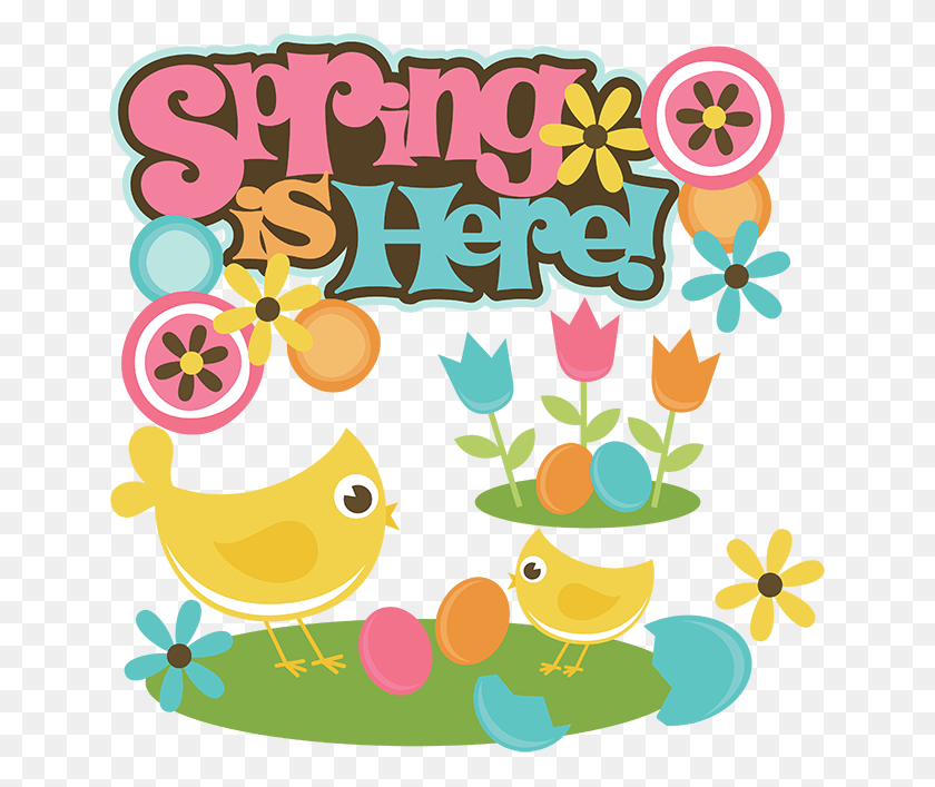 648x647 Spring Is Here Scalable Vector Graphics, Text, Graphics HD PNG Download