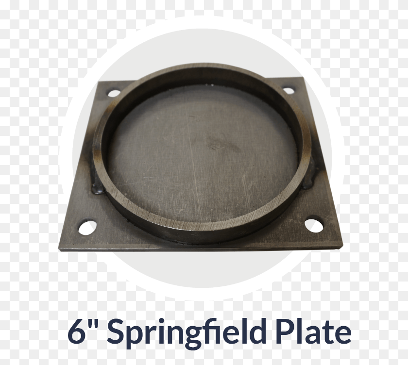 606x692 Springfield Column Top And Base Plate Circle, Window, Porthole, Wristwatch HD PNG Download