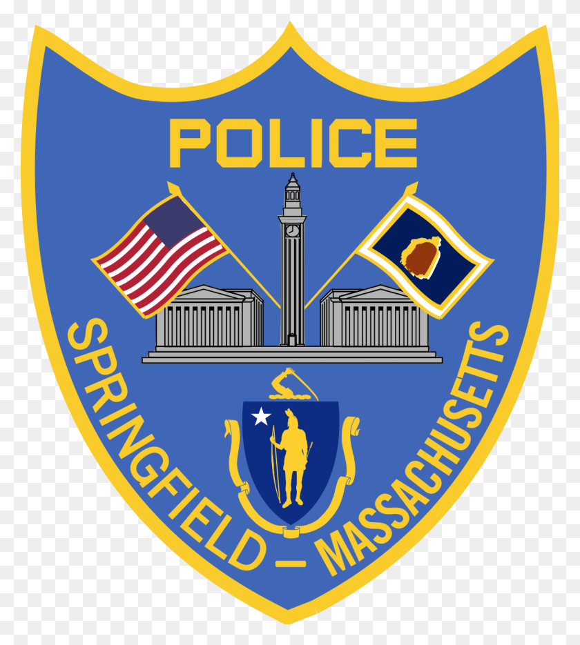 1200x1347 Нашивка Полиции Спрингфилда Ма, Логотип, Символ, Товарный Знак Hd Png Скачать