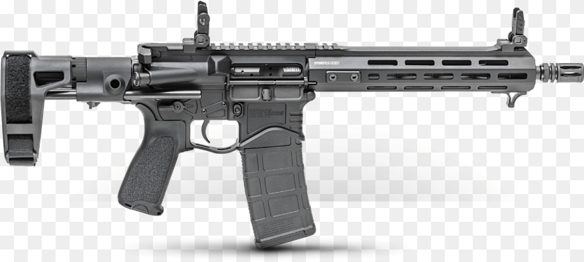 1357x610 Springfield Saint Edge Pistol, Firearm, Gun, Rifle, Weapon Transparent PNG