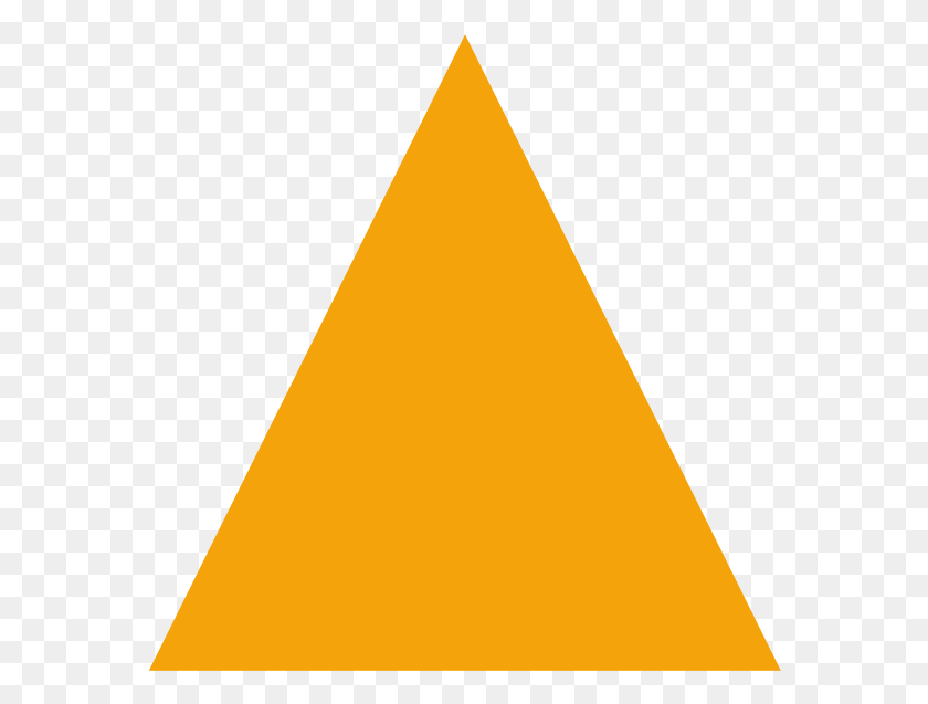 574x577 Springfield Yellow Rubber Triangle HD PNG Download