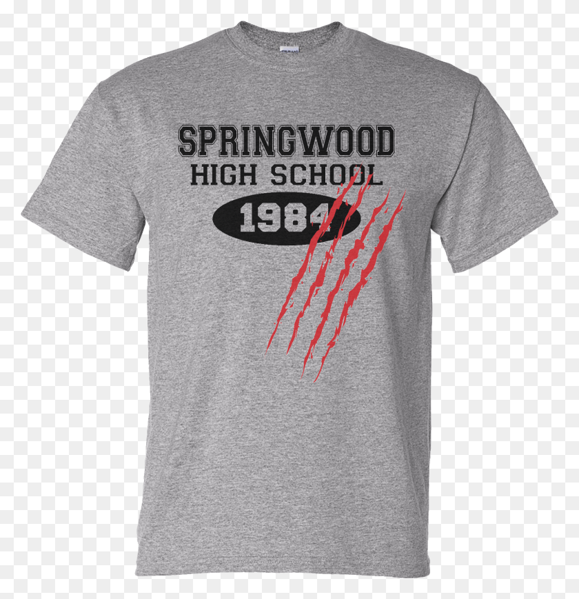 1530x1588 Springwood High Freddy Pesadilla En Elm Street Tiger Woods Camiseta, Ropa, Vestimenta, Camiseta Hd Png