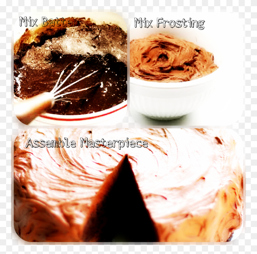 768x768 Sprinkle With Grated Chocolate If Desired Bnh, Icing, Cream, Cake HD PNG Download