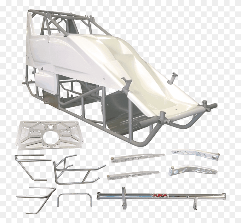 741x718 Descargar Png Sprint Car Chassis Racer Kit 87In X Wedge Chassis, Transporte, Vehículo, Tren Hd Png
