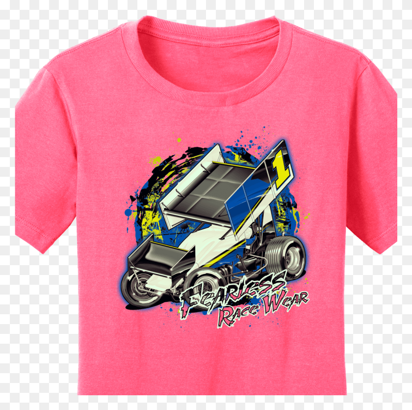 1221x1214 Sprint Car Kids Paint Splat Active Shirt, Clothing, Apparel, T-shirt HD PNG Download