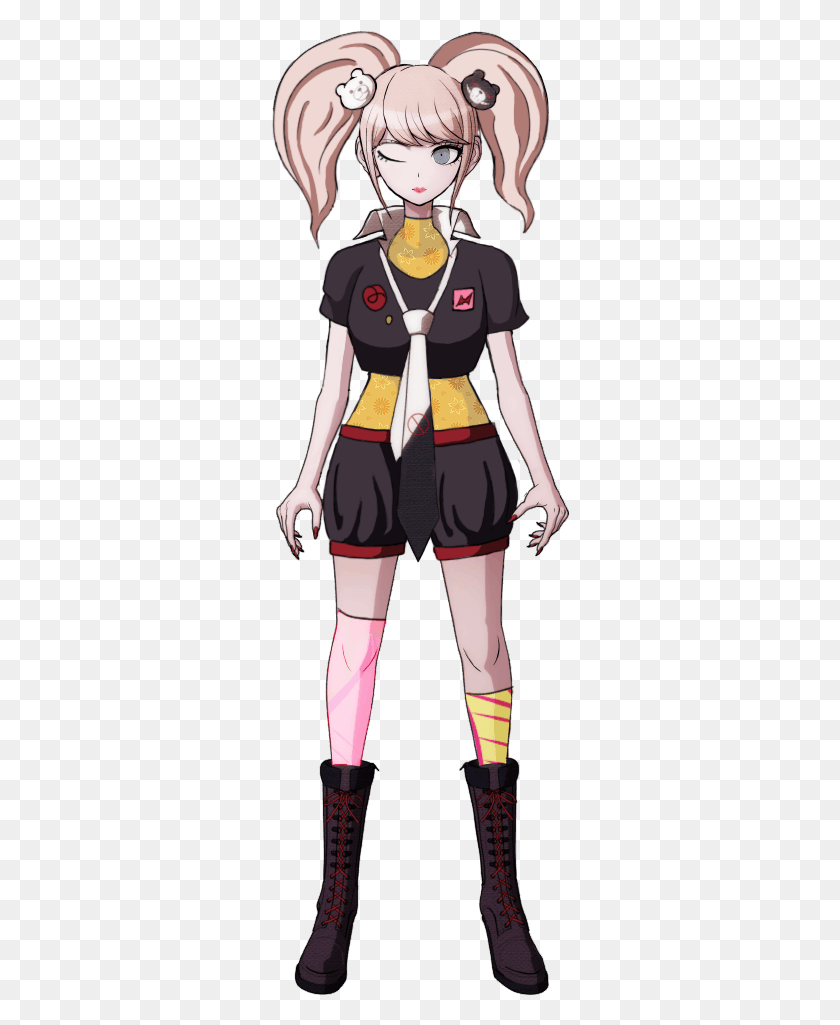 299x965 Sprite Editsprite Edit But It Changes The Character Anime Danganronpa Junko Enoshima, Clothing, Apparel, Person HD PNG Download