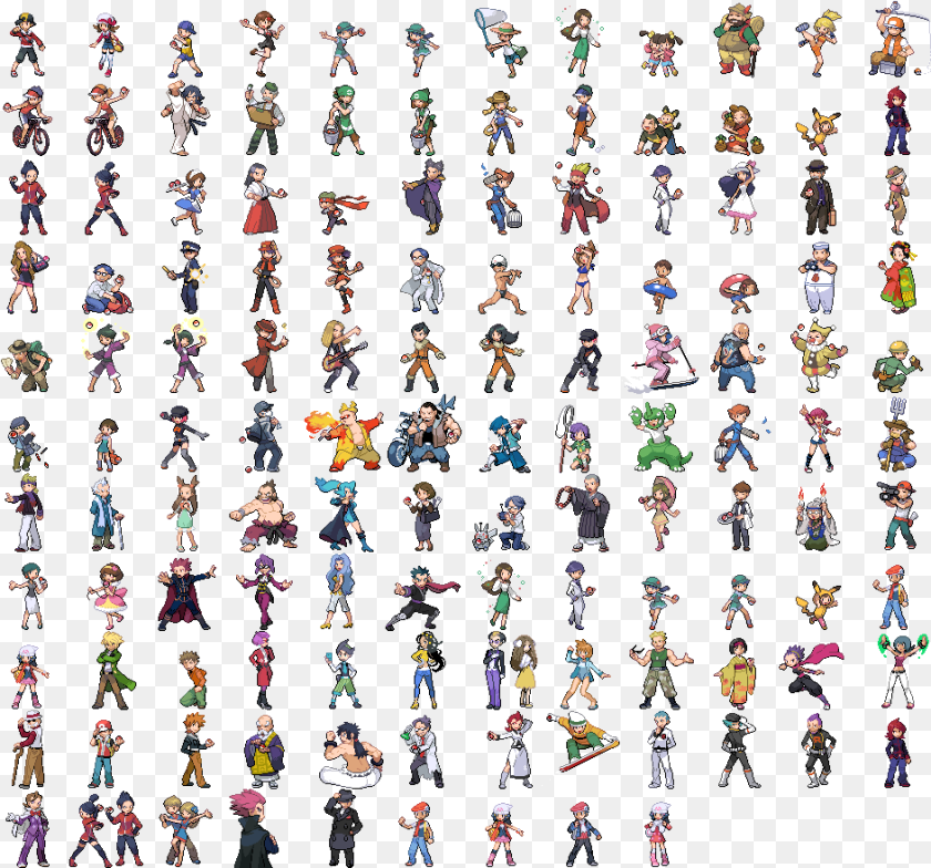 Sprite Generator Pokemon Trainer Sprites Gen, Dancing, Leisure Activities, Person Sticker PNG