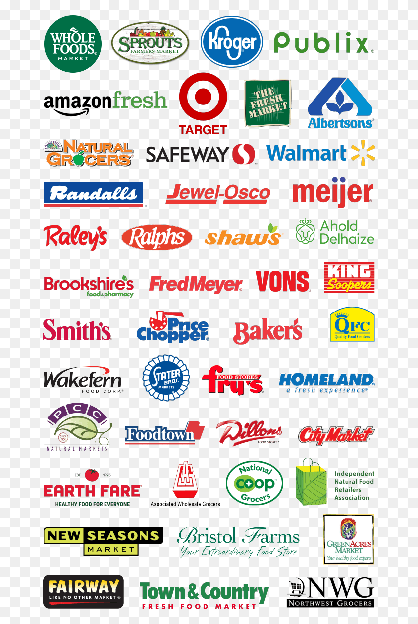668x1194 Sprouts Target Safeway Kroger Y Publix Us Logotipos De Minoristas De Alimentos, Texto, Volante, Cartel Hd Png