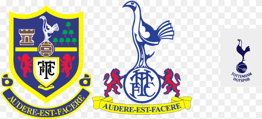 880x401 Spurs Logo Tottenham Hotspur Logo, Emblem, Symbol, Animal, Bird Sticker PNG