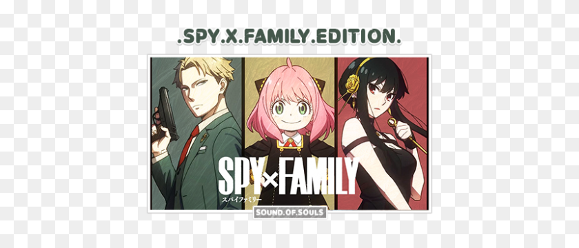 799x308 Spy X Family, Anime, Manga, Cartoon Clipart PNG