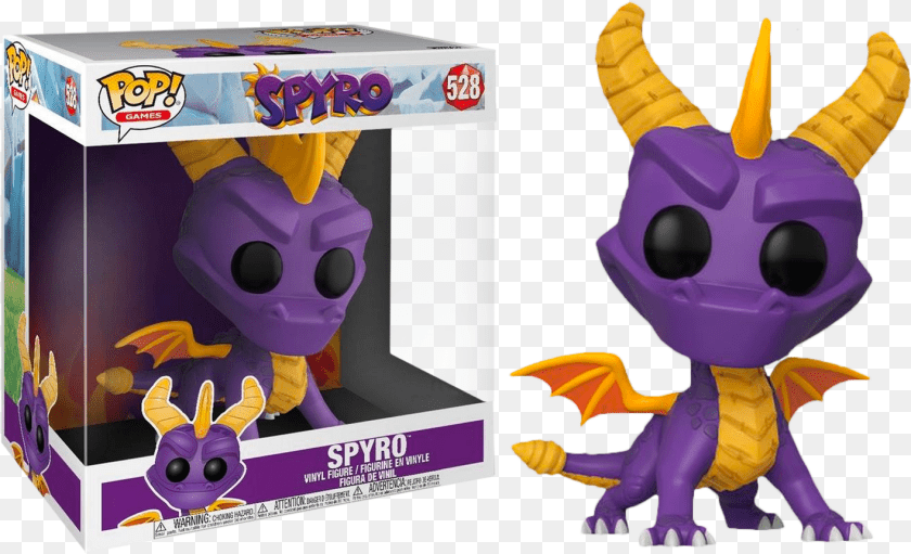 1415x860 Spyro The Dragon Spyro 10 Inch Pop Vinyl Figure Spyro 10 Inch Funko Pop, Toy, Purple, Baby, Person Transparent PNG