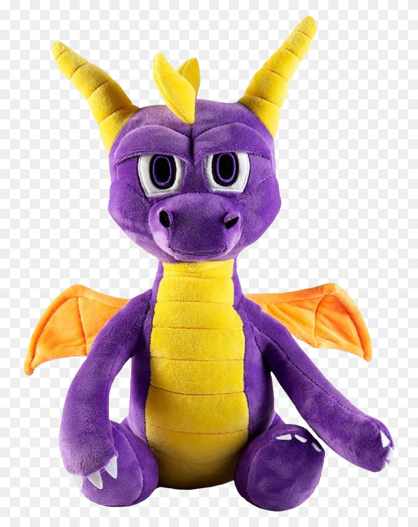 751x1000 Spyro The Dragon Spyro The Dragon Plush, Toy, Doll, Animal HD PNG Download