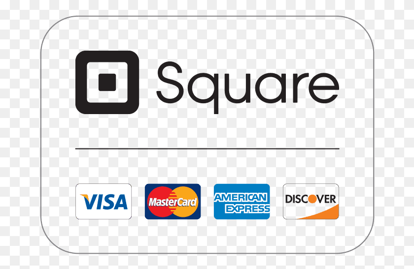 680x487 Square Credit Card Logos Square Payment, Text, Number, Symbol HD PNG Download