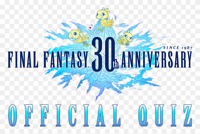779x502 Square Enix Final Fantasy 30 Лет, Текст, Алфавит, Плакат Hd Png Скачать