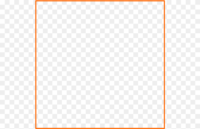 546x543 Square Orange, White Board Sticker PNG
