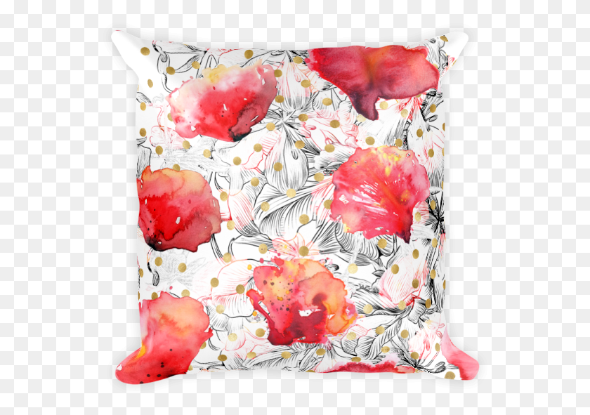549x531 Square Pillow Cushion, Chicken, Poultry, Fowl HD PNG Download